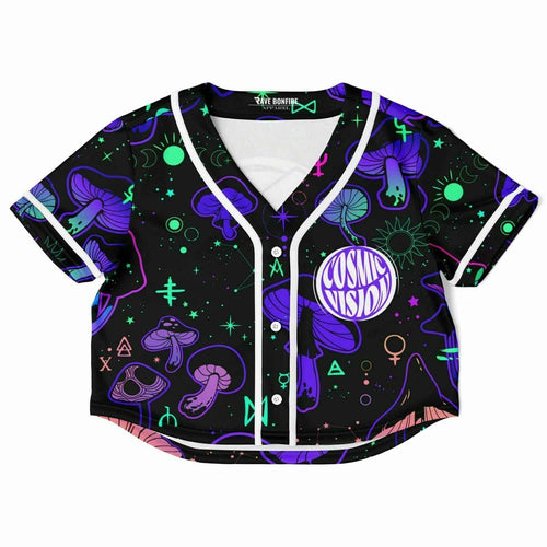 Cosmic Vision Cropped Baseball Jersey