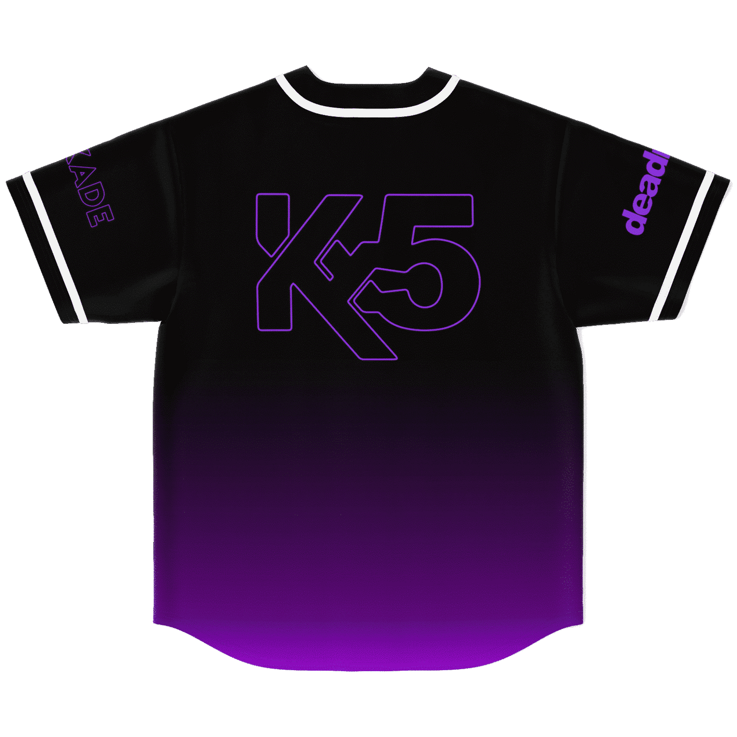 deadmau5 Black Purple Mouse Head Rave Baseball Jersey