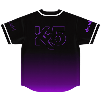 deadmau5 Black Purple Mouse Head Rave Baseball Jersey