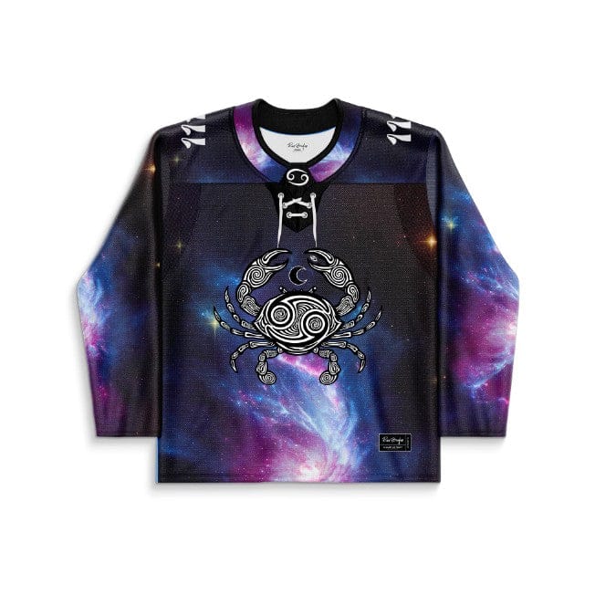 Deep Purple Cosmic Galaxy Rave Hockey Jersey