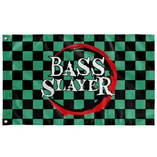 Green Black Rave Flag