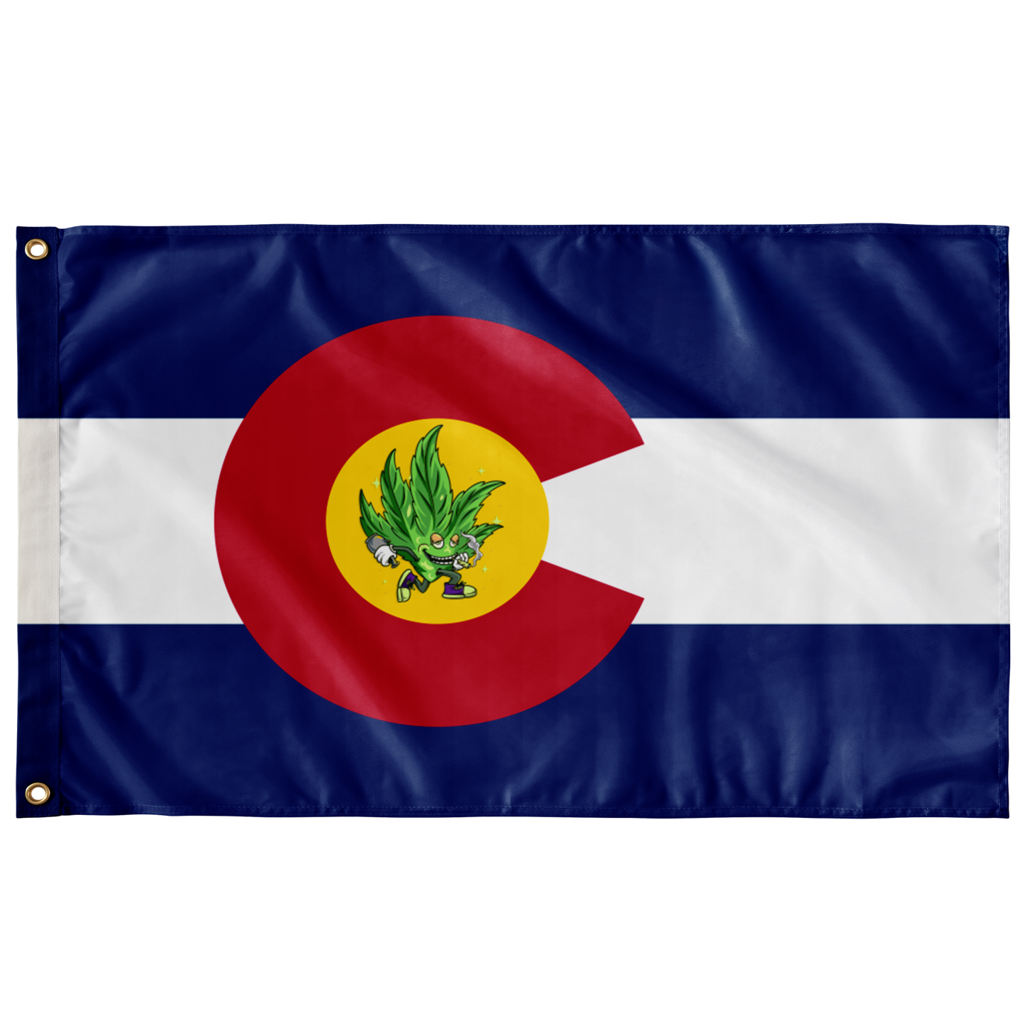 Navy Blue Colorado State Rave Flag