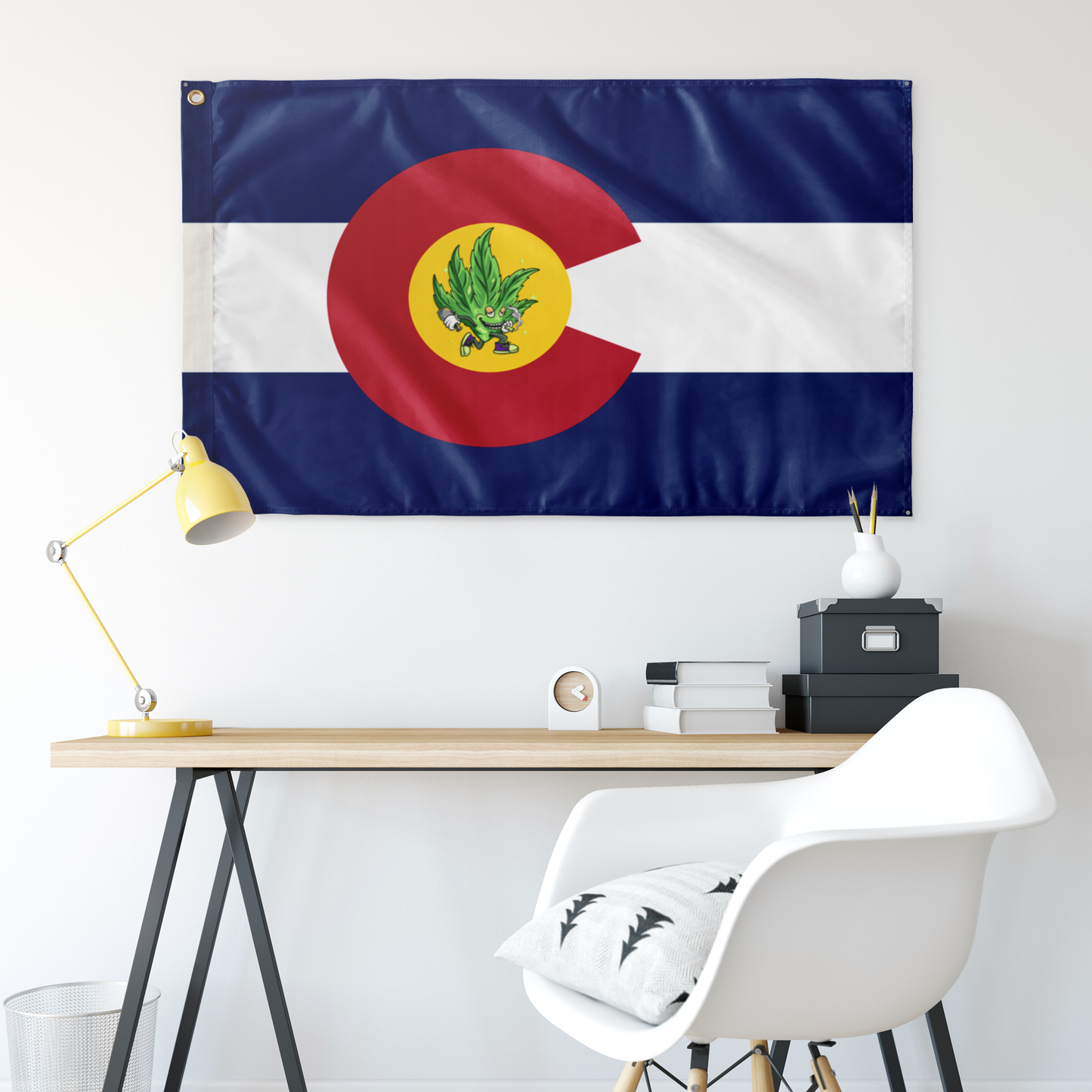 Navy Blue Colorado State Rave Flag