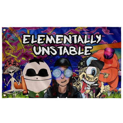 Elementally unstable rave flag