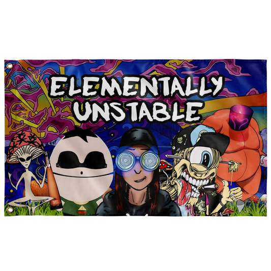 Elementally unstable rave flag
