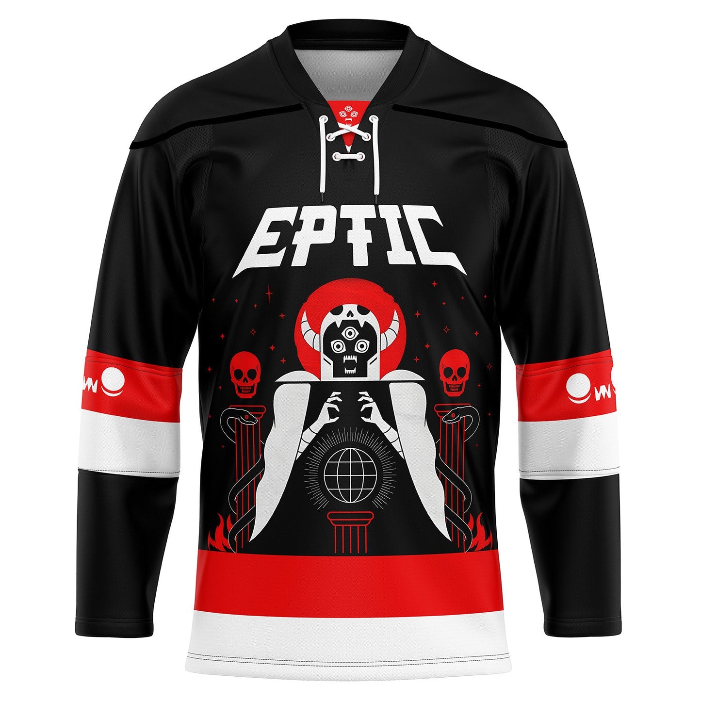 Eptic Black Occult Rave Hockey Jersey