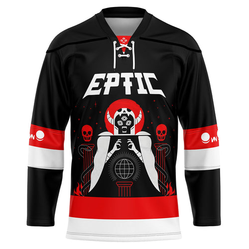 Eptic Black Occult Rave Hockey Jersey