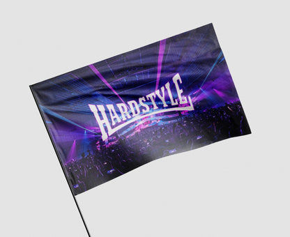 Black Concert Rave Flag
