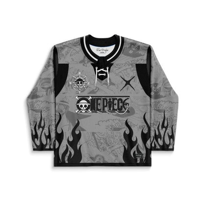Greyscale — One Piece Rave Hockey Jersey