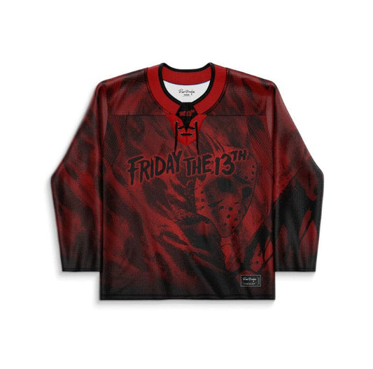 Dark Red Horror Hockey Rave Hockey Jersey
