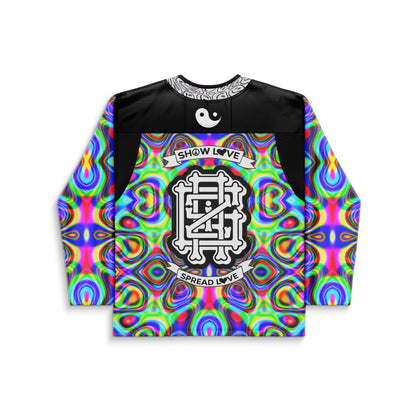 GRiZ Rainbow Kaleidoscopic Mirrored Rave Hockey Jersey