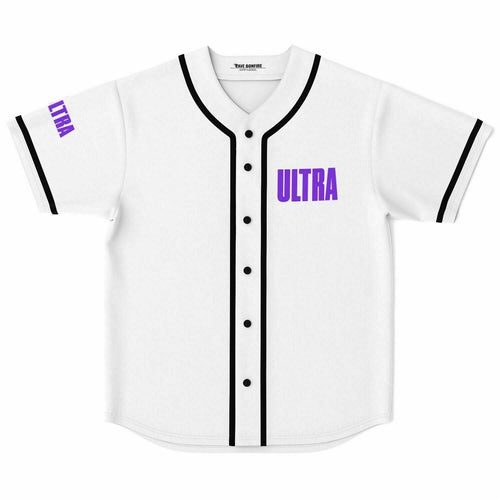Ultra Music Festival White Rave Baseball Jersey