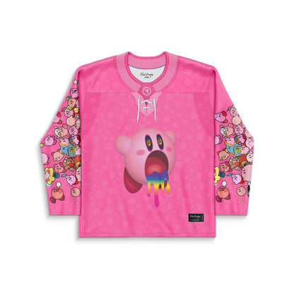 Hot Pink Puffball Character Rave Hockey Jersey