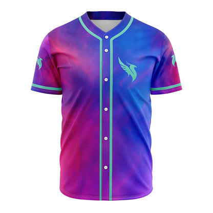 Illenium Purple Rising Phoenix Rave Baseball Jersey