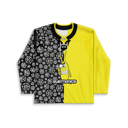 Subtronics Black Split Panel Rave Hockey Jersey