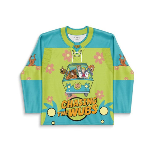 Lime Green Scooby Doo Rave Hockey Jersey