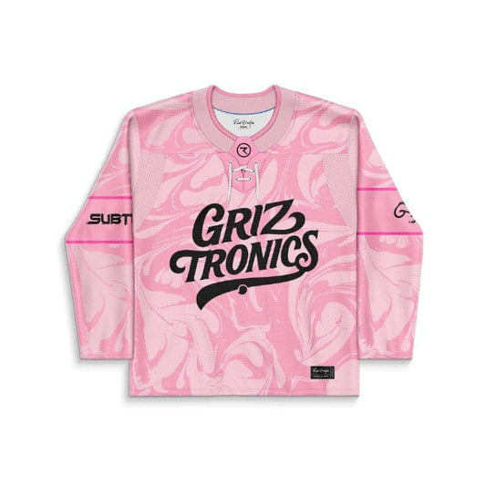 GRiZ Pink Liquid Marble Rave Hockey Jersey