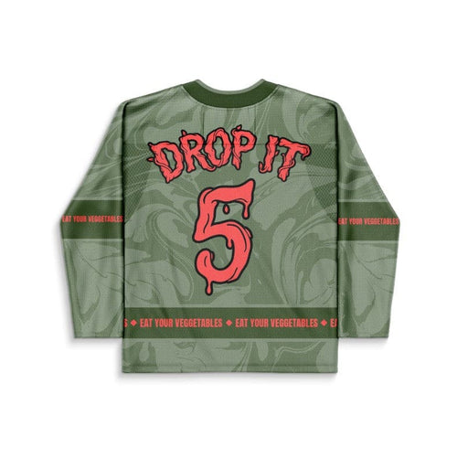 INFEKT Sage Cartoon Vegetable Rave Hockey Jersey