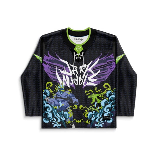 Black Crowned Armored Rave Hockey Jersey