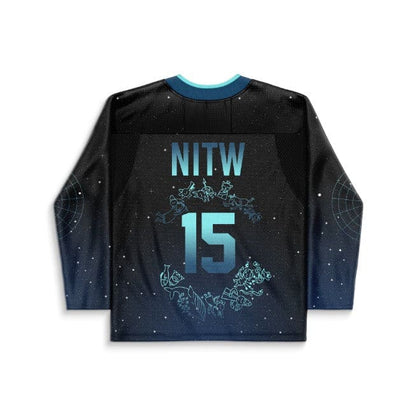 Black Navy Night Sky Rave Hockey Jersey