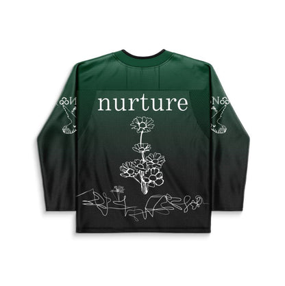 Porter Robinson Forest Green Delicate White Rave Hockey Jersey