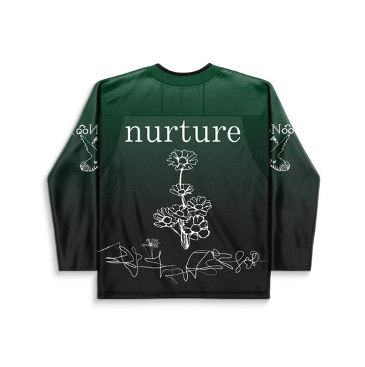 Porter Robinson Forest Green Delicate White Rave Hockey Jersey