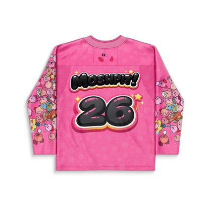 Hot Pink Puffball Character Rave Hockey Jersey