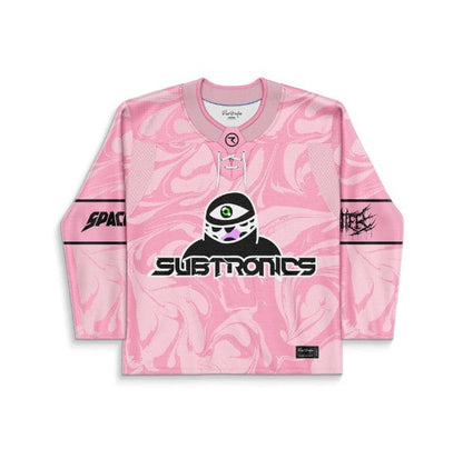 Subtronics Pink Light One Eyed Rave Hockey Jersey