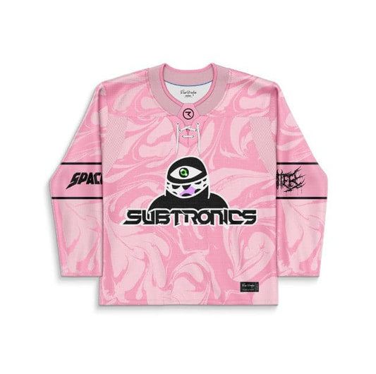 Subtronics Pink Light One Eyed Rave Hockey Jersey