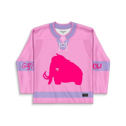 Pink Large Hot Rave Hockey Jersey