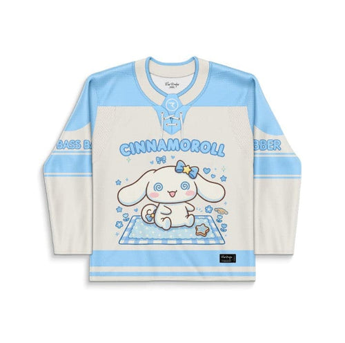 Cream Kawaii Cartoon Rave Hockey Jersey