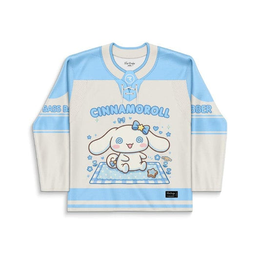 Cream Kawaii Cartoon Rave Hockey Jersey