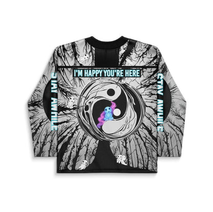 Black Moody Anime Rave Hockey Jersey