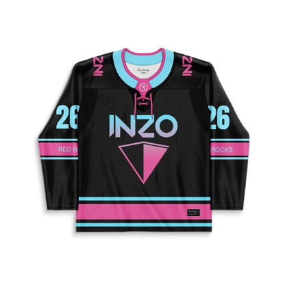 INZO Black Clean Team Rave Hockey Jersey