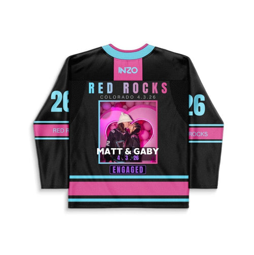 INZO Black Clean Team Rave Hockey Jersey