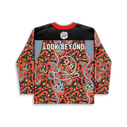 Professor Trelawney Psychedelic Mushrooms Rave Hockey Jersey