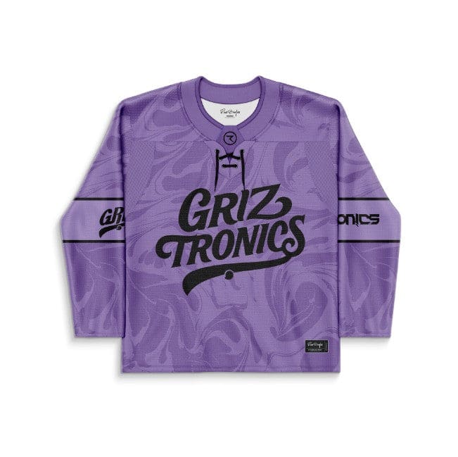 Griztronics Purple Tonal Liquid Rave Hockey Jersey