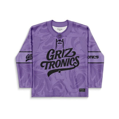 Griztronics Purple Tonal Liquid Rave Hockey Jersey