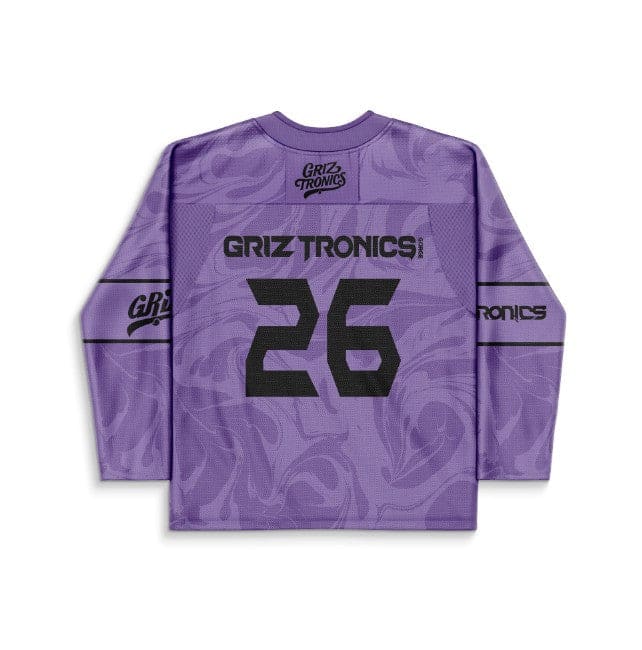 Griztronics Purple Tonal Liquid Rave Hockey Jersey