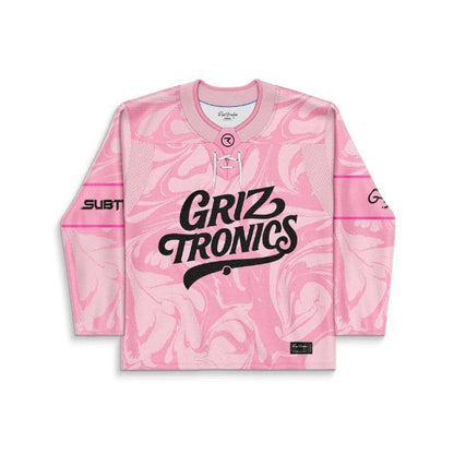 Griztronics Light Pink Marbled Rave Hockey Jersey