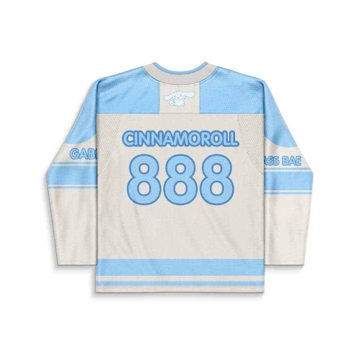 Cream Kawaii Cartoon Rave Hockey Jersey