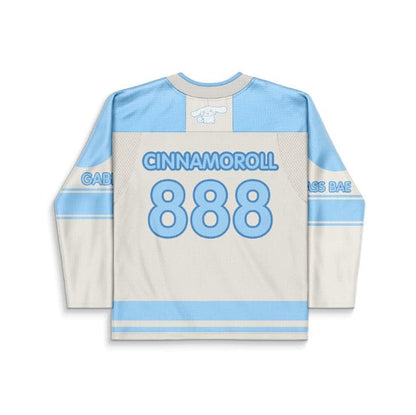Cream Kawaii Cartoon Rave Hockey Jersey