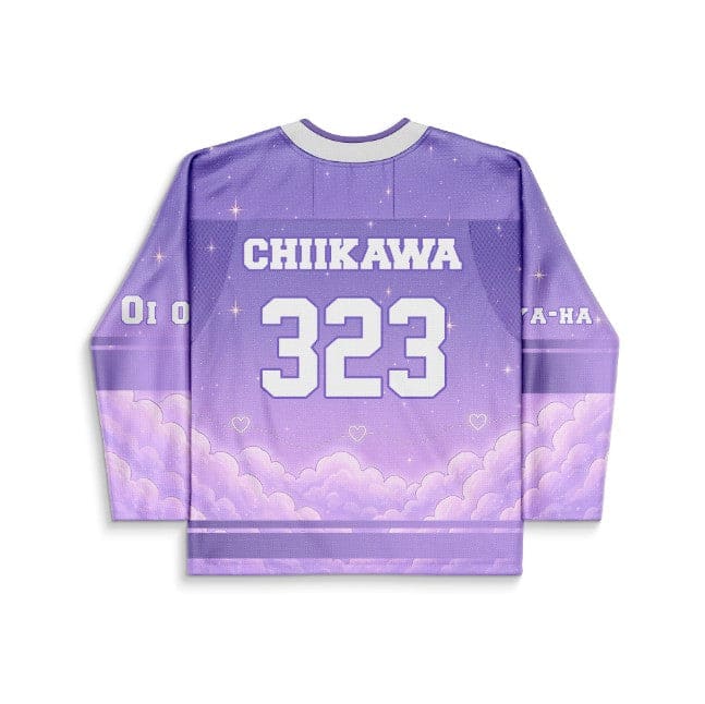 Lavender Kawaii Scene Rave Hockey Jersey