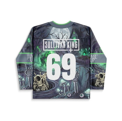 Subtronics x Sullivan King Dark Grey One Eyed Rave Hockey Jersey