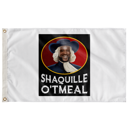 White Flag Portrait Man Rave Flag