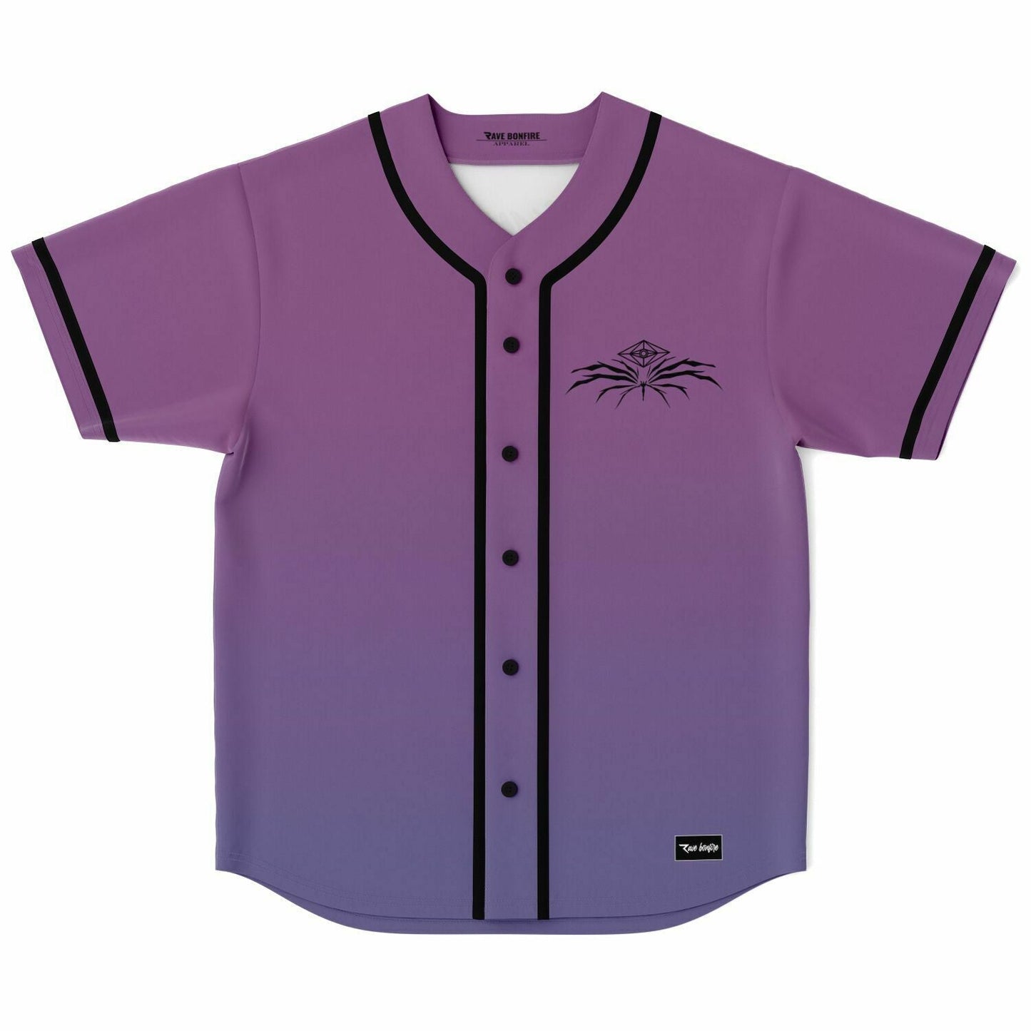 SLANDER Purple Lavender Tribal Rave Baseball Jersey