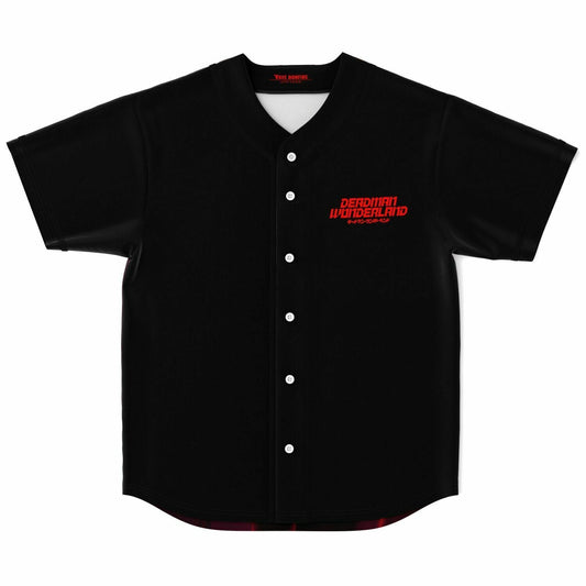 Black Red ‘Deadman Rave Baseball Jersey