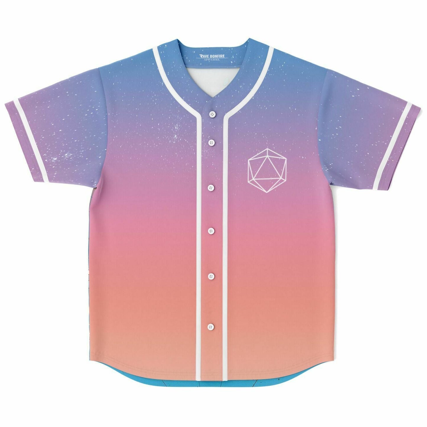 ODESZA Pastel Gradient Soft Sky Rave Baseball Jersey