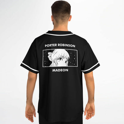 Porter Robinson Black White Rave Baseball Jersey