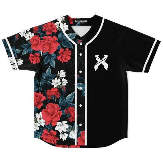 Excision Black Split Rave Baseball Jersey